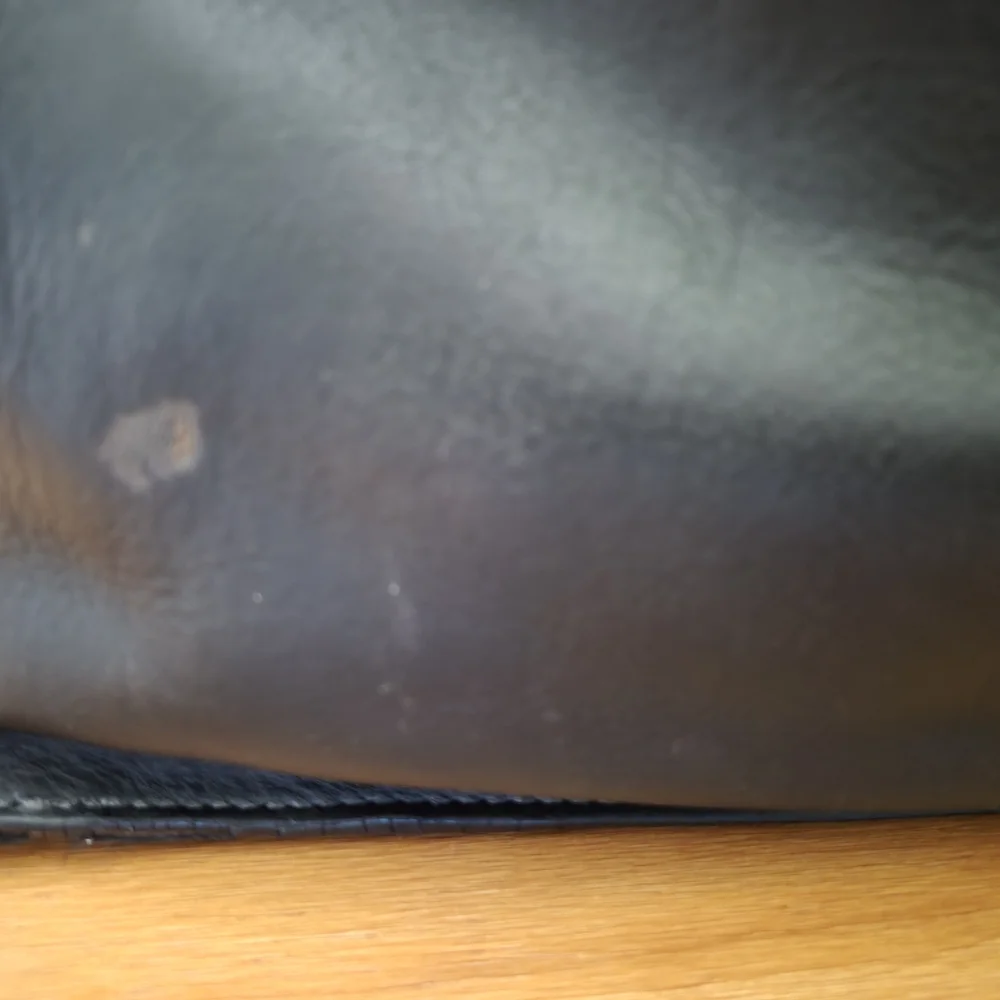 Vintage Coach Black‎ Flatiron II Pebbled Leather Messenger Bag D04S-5747 - Picture 13 of 15